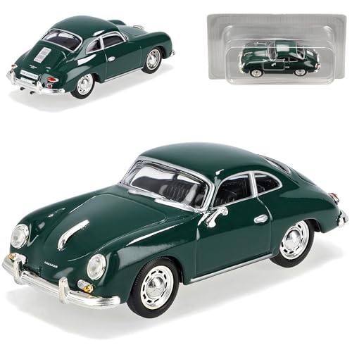 Generisch Porsche 356a 356 A Carrera Coupe GrÜn 1/43 De Agostini Modellauto Modell Auto Sonderangebot von Generisch