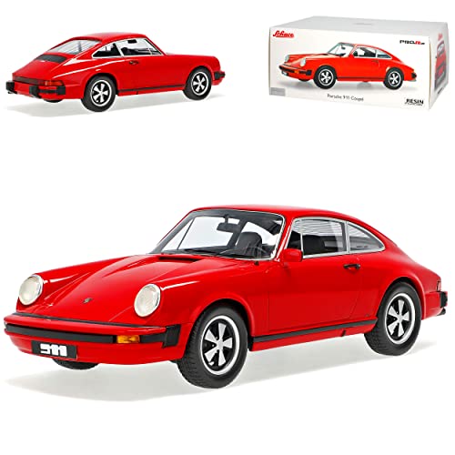 Porsche 911 S Urmodell Coupe Rot 1963-1973 1/18 Schuco Modell Auto Modell Auto von Generisch