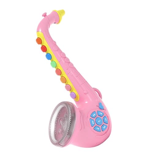 Portable Musical Clarinet Toy | Portable Clarinet Toy | Trumpet Toy Kids | Electric Saxophone with Light and Sound | Early Educational Musical Instrument for Preschool Children von Generisch