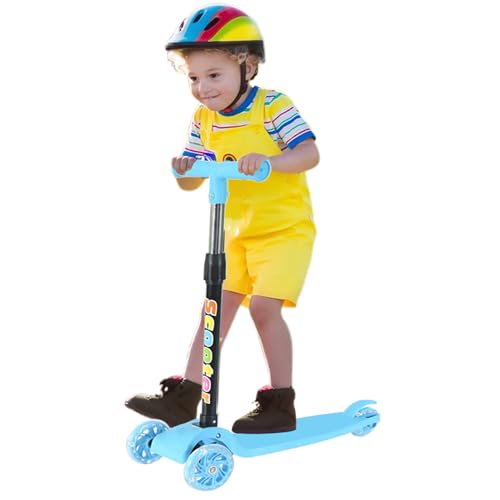 Portable Scooter, Foldable Mobility Scooter, Foldable Children's Three-Wheeled Flashing Bike | for Ages 2-8 Boys Girls Outdoor Riders Commuting Travel Camping Backpacking Outdoors Beginners Portable Scooter, Foldable Mobility Scooter, Foldable Children's Three-Wheeled Flashing Bike | for Ages 2-8 Boys Girls Outdoor Riders Commuting Travel Camping Backpacking Outdoors Beginners von Generisch