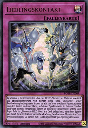 Power of The Elements - Lieblingskontakt - POTE-DE069 - Ultra Rare - Deutsch + Heartforcards Toploader von Generisch