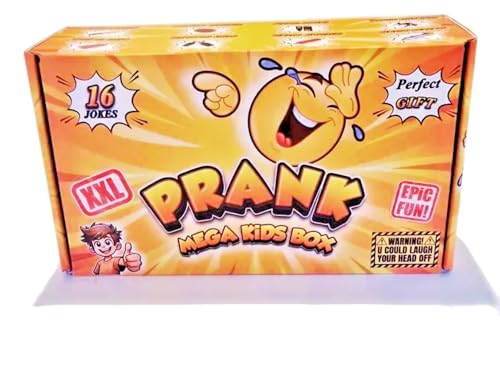 Prank - Mega Kids Box | Streiche für Kinder | Scherzartikel Set | Geschenk für Kinder| 16 lustige Streiche von Generisch