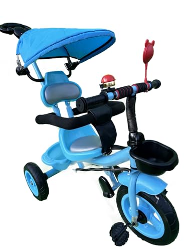 Premium Tricycle The ergonomically Designed Tricycle is an Excellent Choice for Families with small Children (Blue) von Generisch