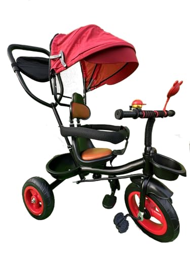 Premium Tricycle The ergonomically Designed Tricycle is an Excellent Choice for Families with small Children (Red) von Generisch