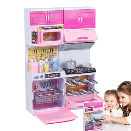 Pretend Kitchen, Küchenspielset - Kreatives kleines Spielküchenspielzeug für Kinder | Kleinkind-Rollenspielspielzeug, Kochspielzeug-Set, Lernspielzeug, Rollenspielset für kleine Küchengeschirr-Spielze von Generisch