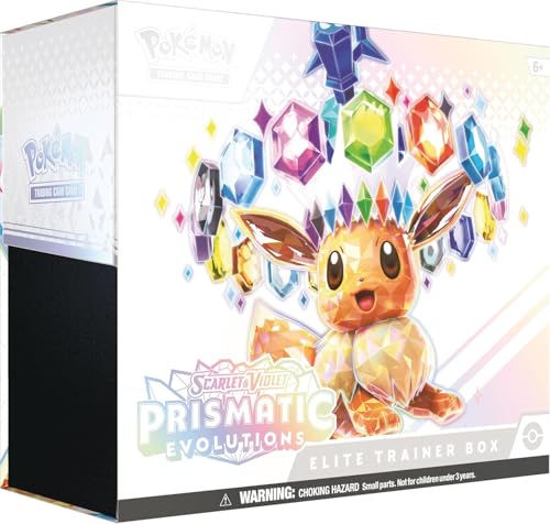 Prismatic Evolutions Elite Trainer Box (ETB) - Pokemon - Englisch - Schatz Truhe Versandschutz von Generisch