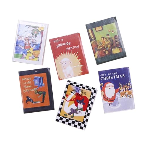 Puppentagebuch Bücher,Tagebuch Miniatur,6X Miniatur-Tagebuch-Modell, kleine Bücher für Puppen | Pretend House Scenery Props Doll Home Einrichtungsgegenstände für Esszimmer, Spielzimmer Puppentagebuch Bücher,Tagebuch Miniatur,6X Miniatur-Tagebuch-Modell, kleine Bücher für Puppen | Pretend House Scenery Props Doll Home Einrichtungsgegenstände für Esszimmer, Spielzimmer von Generisch