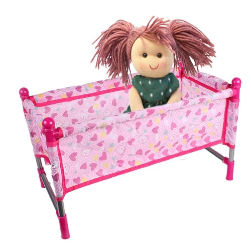 Puppenwagen Set - Spielzeug für Kinderwagen rosa leicht | Puppenwagen, Babybett, Rollenspiel-Set für Kinderzimmer, Babypuppe, Babypuppe, Simulationsspielset von Generisch