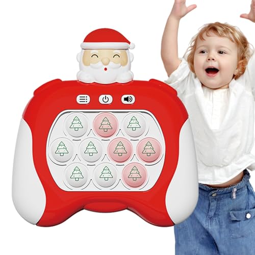 Push-Spielekonsole, Quick-Push-Spiel | Hitzebeständiges Handblasenspiel,Elektronisches Fidget-Pop-Spielzeug zum Stressabbau, Pop-Puzzlespiel für Kleinkinder, Kinder, und Mädchen von Generisch