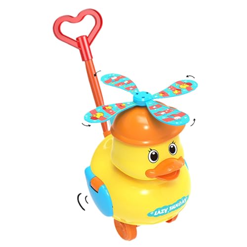 Push Walker Toy, Waddle Duck Walking Toy, Learning to Walk Push Toy, Quacking Sound Duck Toy, Interactive Push Walker, Walking Fun Companion, Auditory Stimulation for Kids von Generisch