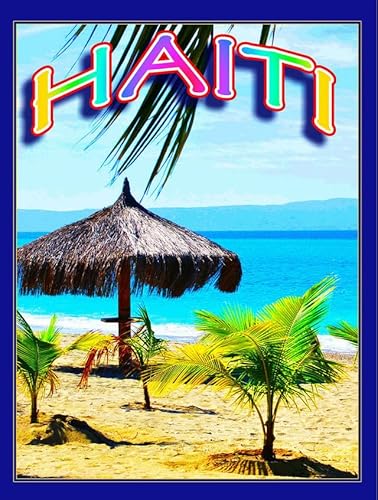 Puzzle 1000 Teile Haiti Karibik Insel Meer Ozean Strand Palme Reise Werbung Druck Wandkunst Holzpuzzle Spielzeug Spiele für Erwachsene Kinder Kinder Jugendliche Geschenk von Generisch