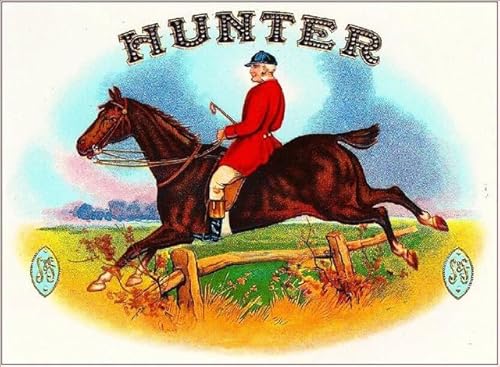 Puzzle 1000 Teile Hunter Horse Rider Tabak Vintage Zigarren Box Label Werbung Kunstdruck Wandkunst Holzpuzzle Spielzeug Spiele für Erwachsene Kinder Kinder Jugendliche Geschenk von Generisch