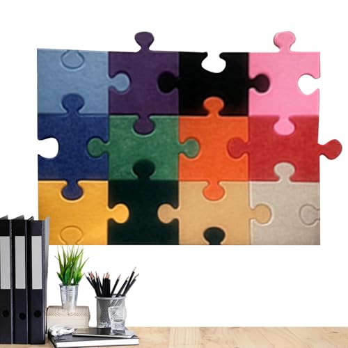 Puzzle-Bodenmatte - 12-teiliger 3D Regenbogen Spielteppich aus Filz für Babys | Dekorative Bodenfliesen Deko für Schlafzimmer Spielzimmer Kinderzimmer Krabbeldecke Baby Spielbereich Puzzle-Bodenmatte - 12-teiliger 3D Regenbogen Spielteppich aus Filz für Babys | Dekorative Bodenfliesen Deko für Schlafzimmer Spielzimmer Kinderzimmer Krabbeldecke Baby Spielbereich von Generisch