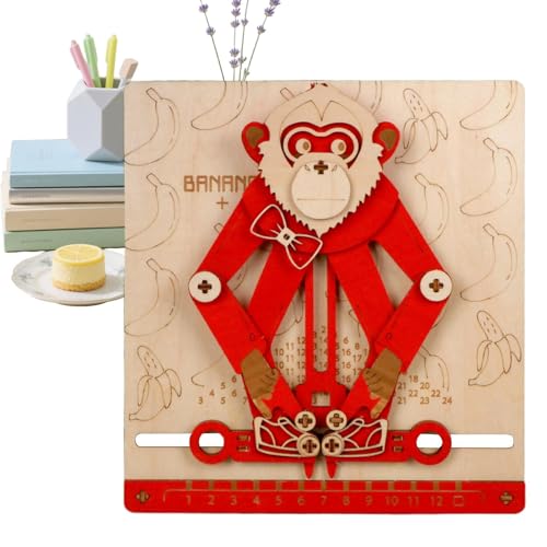 Puzzle Für Kleinkinder - 3D AFFE Interaktives Mathespielzeug | Mechanisches Kinder Holzpuzzle - Für Aktivitäten Mädchen Ostern Geschenk Puzzle Für Kleinkinder - 3D AFFE Interaktives Mathespielzeug | Mechanisches Kinder Holzpuzzle - Für Aktivitäten Mädchen Ostern Geschenk von Generisch