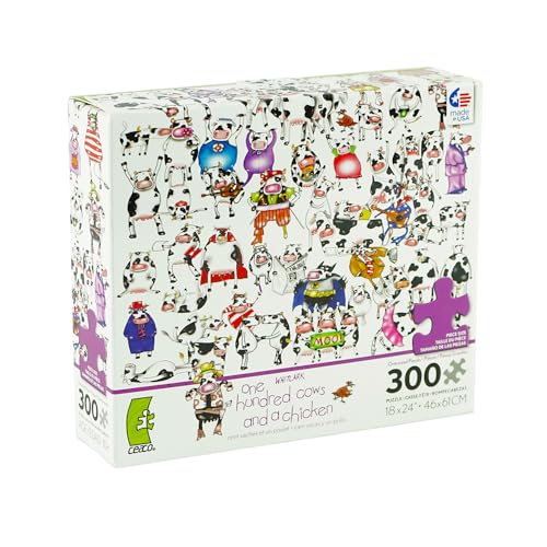 Puzzle Kühe 300 Teile, Puzzlespaß für Kinder und Erwachsene, Gedächtnistraining, Geduldsspiel, Lernpuzzle für Kinder ab 10 Jahren, tolle Geschenkidee Puzzle Kühe 300 Teile, Puzzlespaß für Kinder und Erwachsene, Gedächtnistraining, Geduldsspiel, Lernpuzzle für Kinder ab 10 Jahren, tolle Geschenkidee von Generisch