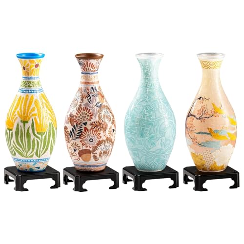 -Puzzles Vase Spielzeug | -Puzzles für Erwachsene Blumenvasen | Unique Puzzles Puzzle-Pflanzgefäß Mit Abnehmbarem Wasserbecher | Puzzle-Blumenvase für Blumenarrangement, Dekors von Generisch