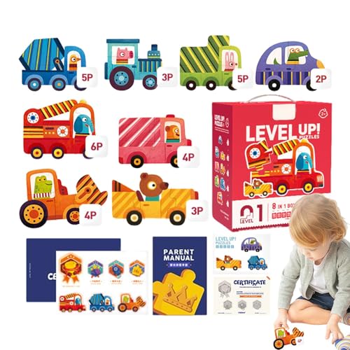 Puzzles in Tierform für Kleinkinder,Tierpuzzles für Kleinkinder, Tiermuster Kleinkind-Puzzlespielzeug-Set, Lernendes Vorschulpädagogisches Puzzlespielzeug für Kinder, Kleinkinder, Freunde von Generisch