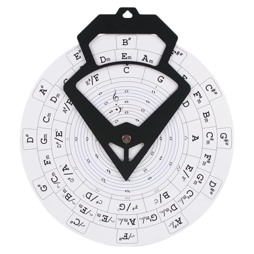 Rad der Akkorde - Theoretisches Musikposter zum Aufhängen, praktisches Handbuch, tragbar, für Anfänger und Erwachsene Rad der Akkorde - Theoretisches Musikposter zum Aufhängen, praktisches Handbuch, tragbar, für Anfänger und Erwachsene von Generisch