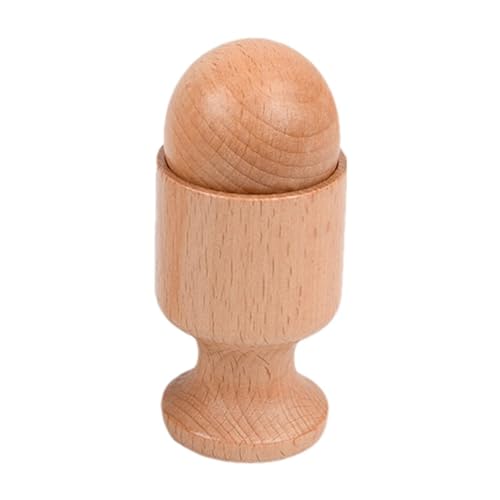 Rassel aus Holz - -Rassel aus massivem Holz für Babygriff,Holz Baby Neugeborenes Spielzeug für Kleinkind und Mädchen Geschenke von Generisch