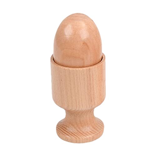 Rassel aus Holz - Smooth Baby Grip Toy sensorisches Spielzeug für Kleinkinder | Säuglings- -Entwicklungsspielzeug für 0-3 Kleinkinder Kinder Natürliches Greifen mit den Fingern von Generisch