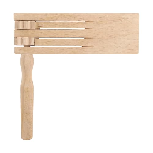 Ratschen-Geräuschmacher – Holz-Fußball-Rassel-Klacker mit Leichtigkeit – 15,5 cm tragbares Rassel-Ratschen-Instrument | Traditionelle mexikanische Matraca-Rasseln für Fußballspiele, Partys, Sportveran Ratschen-Geräuschmacher – Holz-Fußball-Rassel-Klacker mit Leichtigkeit – 15,5 cm tragbares Rassel-Ratschen-Instrument | Traditionelle mexikanische Matraca-Rasseln für Fußballspiele, Partys, Sportveran von Generisch