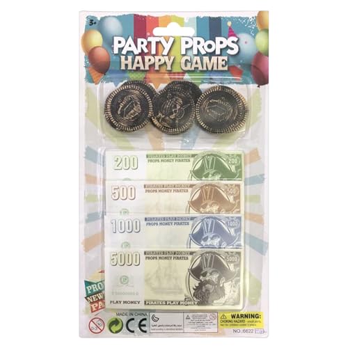 Realistisches Spielgeld, Banknoten Spielzeug, Rollenspiel für Kinder Reisen Schule Unterricht Geburtstag Fotografie Mädchen Realistisches Spielgeld, Banknoten Spielzeug, Rollenspiel für Kinder Reisen Schule Unterricht Geburtstag Fotografie Mädchen von Generisch