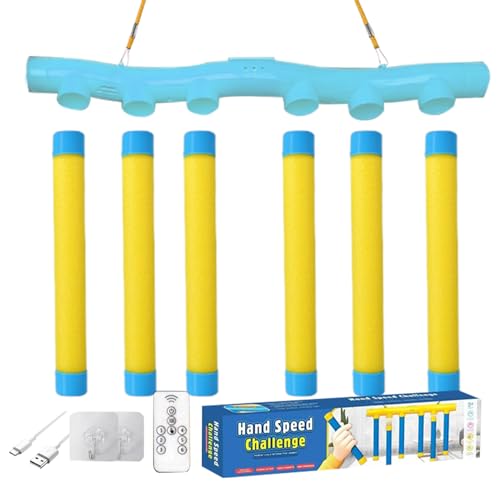 Reflex Challenge Game, Catching Sticks, Adjustable Difficulty Interactive Play Family Fun Lightweight Design Safe Material, Training Toy for Kids 15.74x2.08x3.74 Inches Reflex Challenge Game, Catching Sticks, Adjustable Difficulty Interactive Play Family Fun Lightweight Design Safe Material, Training Toy for Kids 15.74x2.08x3.74 Inches von Generisch