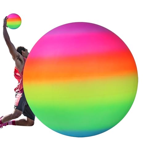 Regenbogenball - aufblasbares Spielzeug, Wasserspiel, Strandpropie | Buntes Sommerpool -Accessoire, leichter schwimmender Spielball für Kinder im Freien im Freien Spaß Backyard Party Kinder Aktivität Regenbogenball - aufblasbares Spielzeug, Wasserspiel, Strandpropie | Buntes Sommerpool -Accessoire, leichter schwimmender Spielball für Kinder im Freien im Freien Spaß Backyard Party Kinder Aktivität von Generisch