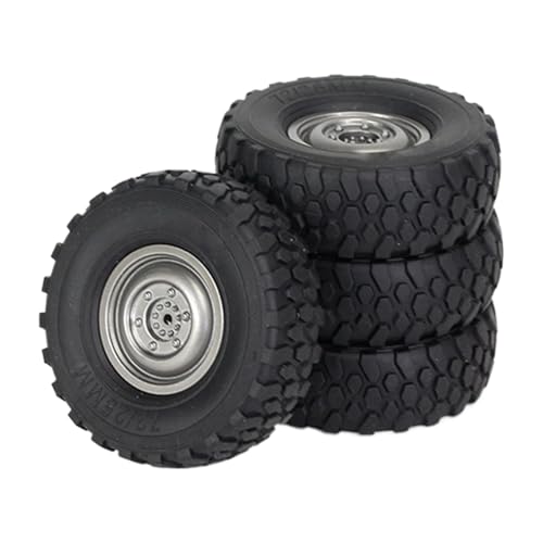 Reifen für ferngesteuertes Auto, Ersatzreifen für ferngesteuertes Auto - 4 Stück Fernbedienung Auto Modell Reifen Spielzeugauto | Off Road Trucks RC Wheels Einzigartiges Automodellzubehör für RC Car von Generisch