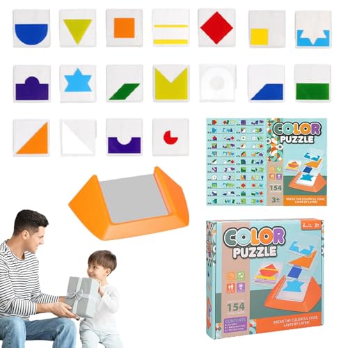 Reise-Tangram-Puzzle,Reise-Tangram für Kinder - Buch mit Denksportaufgaben,Lernspielzeug im Vorschulalter, Lernaktivität, Puzzle für Kinder und Erwachsene von Generisch