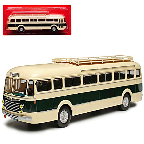 Renautl R 4192 Grün Beige Bus 1/43 Atlas Modell Auto mit individiuellem Wunschkennzeichen von Generisch