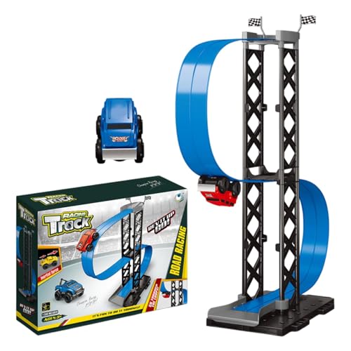 Rennstrecke, Slotcar-Rennstrecke - Magnetisches Spielzeug-Rennauto - Autorennen-Spiele, Rennauto-Spielzeug, Auto-Rennstrecken-Spielset für Kinder, Mädchen, Teenager, alle Altersgruppen von Generisch