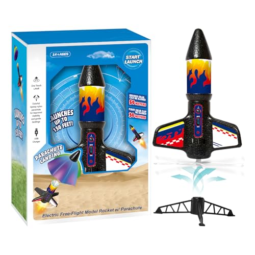 Rocket Toy Kids - Educational, Parachute Science Activity | Interaktives Outdoor-Spiel mit einem einfachen Design für das Eltern-Kind, das Lernen von Schülern, Sport von gr Rocket Toy Kids - Educational, Parachute Science Activity | Interaktives Outdoor-Spiel mit einem einfachen Design für das Eltern-Kind, das Lernen von Schülern, Sport von gr von Generisch