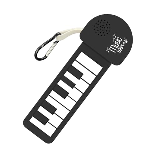 Roll-Up Electronic Piano, Silicone Foldable Keyboard, Electric Musical Instrument, Multiple Sound Options for Travel, School, and Outdoor Activities, 8.54x5.2x0.79 Inches von Generisch