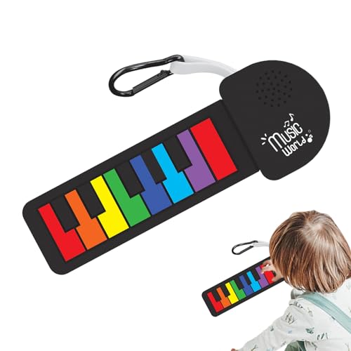 Roll Up Piano - Faltbares Silikon Klavier | Elektronisches Klaviers Spielzeug | Multifunktionales Musikspielzeug Zuhause Park Reisen Schule Faltbare Tastatur Elektro Klaviatur Tragbares Übungsinstrume Roll Up Piano - Faltbares Silikon Klavier | Elektronisches Klaviers Spielzeug | Multifunktionales Musikspielzeug Zuhause Park Reisen Schule Faltbare Tastatur Elektro Klaviatur Tragbares Übungsinstrume von Generisch