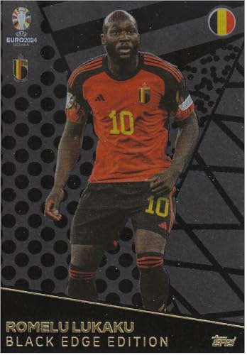 Romelu Lukaku Belgien Speed 34,6 km/h Black Edge Edition Fußball Karte BE 1 von Generisch