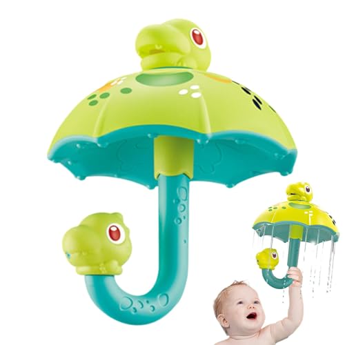 Rotatable Dinosaurierbades Spielzeug - Dinosaurier Duschkopf | Dinosaurier -Sprinklerspielzeug, rotierbare Kinderspielzeug für Badewanne, Dinosaurierkopfsprühgerät, lustiger Duschkopf für Baby, Duschh von Generisch