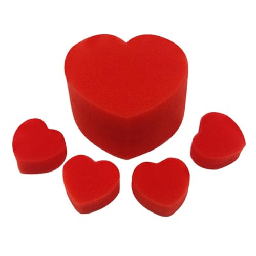 Roter Zauberrequisite | Weiches, Leichtes Magic Sponge Ball Kit - Magisches Zubehör Herz Magische Requisite Für Zauberer -Erwachsene Teenager Studenten Roter Zauberrequisite | Weiches, Leichtes Magic Sponge Ball Kit - Magisches Zubehör Herz Magische Requisite Für Zauberer -Erwachsene Teenager Studenten von Generisch