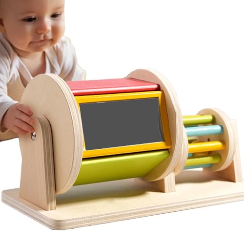 Rotierendes Musikspielzeug für Kinder, Kleinkind-Trommelspielzeug, rotierende Trommel-Babyspielzeug, rotierende Kindertrommel, interaktives Baby-Trommelspielzeug, rotierendes Trommelspielzeug für 1-Jä von Generisch