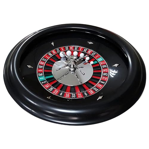 Roulette-Spiel-Set aus Holz, 45,7 cm, Roulette-Rad-Set für zu Hause, Club-Party oder professionellen Gebrauch, perfektes Tischspiel-Set von Generisch