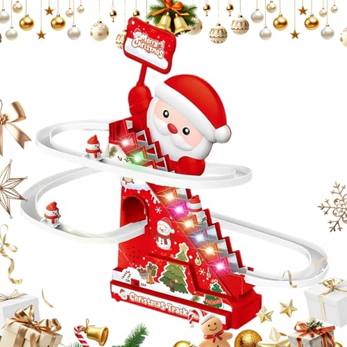 Rutschen Spielzeug | Weihnachtsmann Rennspiel - Elektrischer mit Licht und Musik für Garten Kinder Mädchen Outdoor Aktivität Haus Spiel Rutschen Spielzeug | Weihnachtsmann Rennspiel - Elektrischer mit Licht und Musik für Garten Kinder Mädchen Outdoor Aktivität Haus Spiel von Generisch