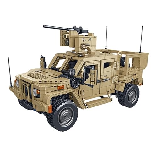 SAYN WW2 Militär Panzer Bausteine Bausatz, 2479 Teile Technik Militär WW2 JLTV Gepanzertes Fahrzeug Panzerkampfwagen Panzer, Kompatibel mit Lego von Generisch