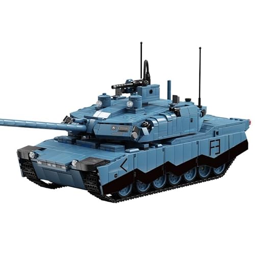 SAYN WW2 Militär Panzer Bausteine Bausatz, 2566 Teile Technik Militär WW2 Abrams X Panzer Klemmbausteine Modellbausatz, Kompatibel mit Lego von Generisch