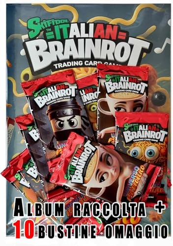 SKIFIDOL ITALIAN BRAINROT Exklusives Album + 10 versiegelte Beutel mit je 7 Karten - Trading Card Game Kollektion 2024 SKIFIDOL ITALIAN BRAINROT Exklusives Album + 10 versiegelte Beutel mit je 7 Karten - Trading Card Game Kollektion 2024 von Generisch