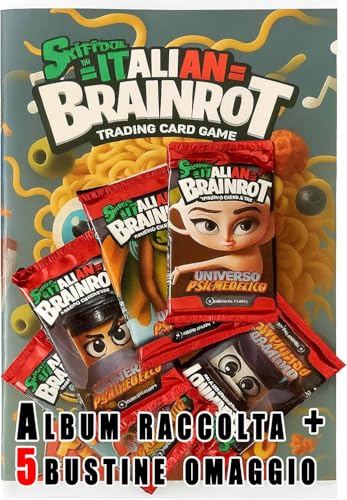 SKIFIDOL ITALIAN BRAINROT Exklusives Album + 5 versiegelte Beutel à 7 Karten - Trading Card Game Kollektion 2024 SKIFIDOL ITALIAN BRAINROT Exklusives Album + 5 versiegelte Beutel à 7 Karten - Trading Card Game Kollektion 2024 von Generisch