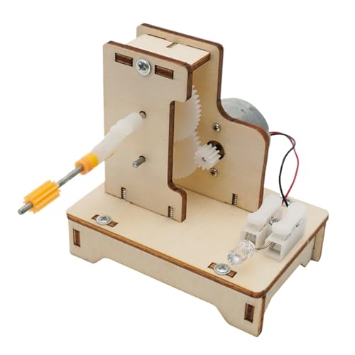 STEM-Generator-Kit, Handkurbel-Generator-Spielzeug - -Projekte Spielzeug bauen | Lernspielzeug, handgekurbelter Generator, wissenschaftliches Holzspielzeug, wissenschaftliches Experimentierset, STEM-S von Generisch