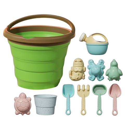 Sandspiele für Kinder – Set zum Graben mit faltbarem Obsteimer für Kinder ab 3 Jahren im Freien Sandspiele für Kinder – Set zum Graben mit faltbarem Obsteimer für Kinder ab 3 Jahren im Freien von Generisch