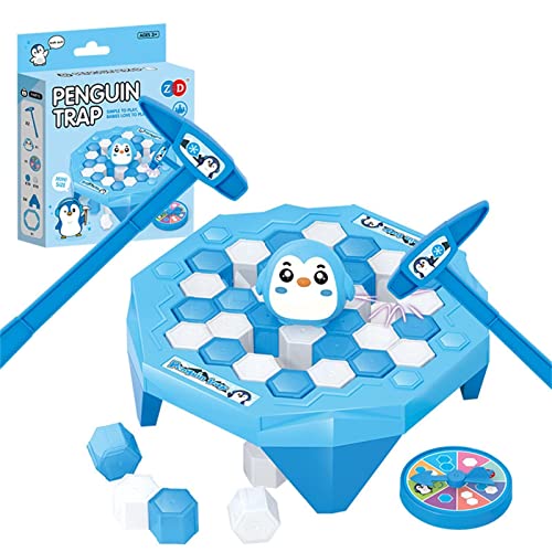 Save Penguin Break Ice Brettspiel, Eisblock Brechendes Pinguinfallenspiel, Lustige Eispickel-Pinguin-Herausforderung Für Kinder, Neuartiges Pinguin-auf-Eis-Tischspiel-Puzzlespielzeug Für Familien von Generisch