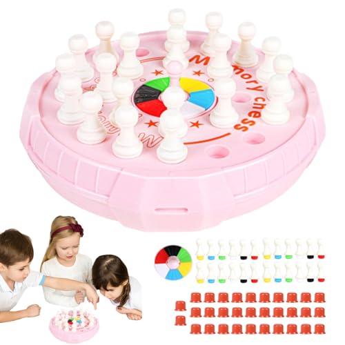 Schach-Matching-Spiel, Farb-Matching-Denksport-Spiel,Auswendiglernen des Color Stick-Schachspiels - Match Stick Schach-Brettspiel, interaktives, lehrreiches Farbbrett-Familienspiel für Kinder im Alter von Generisch