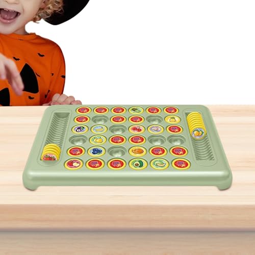 Schach-Matching-Spiel, Tier-Schachspiel,Obst-Matching-Spiel - Interaktive Familienschachspiele, lehrreicher Obst-Matching-Spielspaß für Kinder und Erwachsene von Generisch